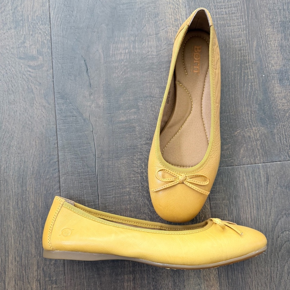 NEW Born Brin Flats | Sunflower Yellow | Size: 6.5 - Picture 5 of 8